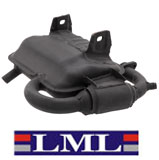 LML 4-Stroke Auto 125cc Std Exhaust