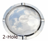 Lambretta 2-Hole S/S Spare Wheel Disc