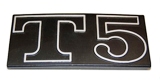 T5 Metal Side Panel Badge Italian