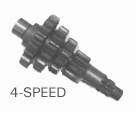 J-Range Gear Cluster 4-Speed 9:13:16:20 Italian