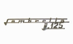 Lambretta Legshield Badge J-Range 125