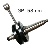 GP Std Crankshaft & S/End Bearing 16mm Scootopia