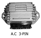 Regulator 12v AC No Battery 3-Pin
