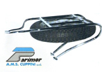 Chrome Flat Spare Wheel Holder & Carrier S/1-2