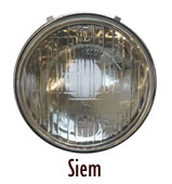 Primavera Headlight & Bulb Holder Siem 115mm Italian