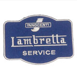 Lambretta Innocenti Service Patch 90 x 65mm