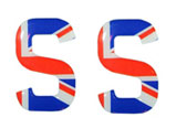 Union Jack Domed Symbols SS