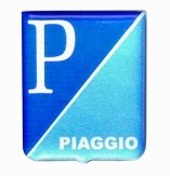 Vespa Piaggio Top Horncast Badge Shield