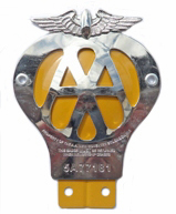 Reproduction AA Metal Badge
