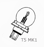 T5 Mark 1 Main Headlight Bulb 12 v 40/45w
