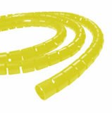 Yellow Spiral Cable Wrap 1.5 mtr x 6mm