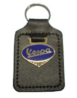 Vespa Scroll Key Ring