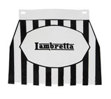 Lambretta Mudflap White-Black Striped 9