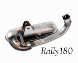 Rally 180 Standard Exhaust Italian